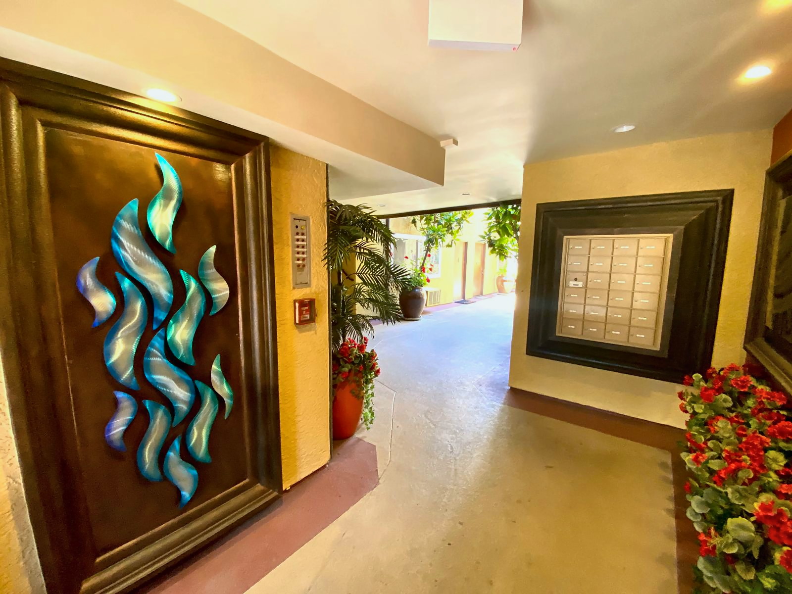 Lobby at NoHo Liv Apartments