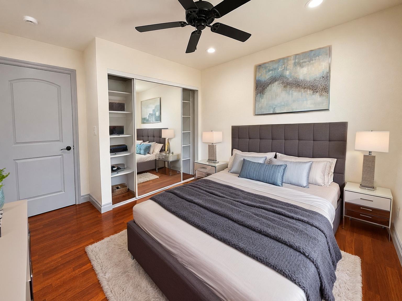 Residence 7 furnished bedroom visualization